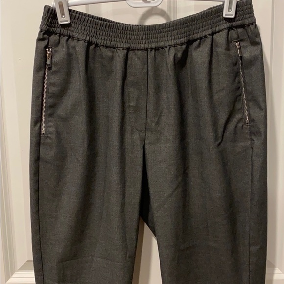 H&M Zipper Pocket Crop Loose Dress Pants EUC - Picture 2 of 11